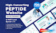 build sales driven research use fda compliant peptide website