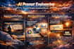 craft professional ai prompts for content creation and or marketing