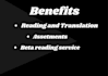 a service of beta reading