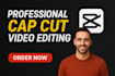 edit your videos professionally in cap cut
