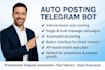 create a telegram auto posting bot and automation system