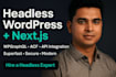 build your headless wordpress website with nextjs
