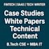 write fintech and saas white papers, case studies, and technical content