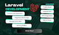 develop laravel web application