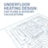 underfloor heating layout, cad design for homes