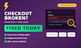 fix woocommerce checkout, payment, and store errors today