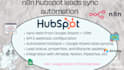 setup n8n hubspot leads sync automation google sheets CRM integration