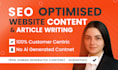be your SEO content writer , article writer and blog writer