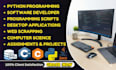 script java python c cpp sql database coding programming assignment developer