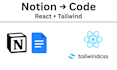 make a startup landing page from your notion or google doc in nextjs, tailwind
