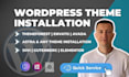 install wordpress theme and demo content