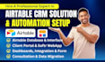 setup airtable database airtable automation integrate softr wbapp crm expert