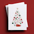 create a beautiful illustrated christmas card