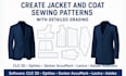 create jacket and coat sewing patterns with detailed grading