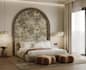 design modern master bedroom, realistic interior cgi rendering, furniture layout