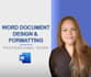 format edit and design microsoft word document