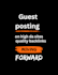 publish articles and provide the best guest posting services