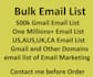 do 500k US bulk email list, valid email list for your email marketing