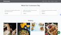 design a modern professional restaurant website using bootstrap