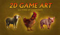 create wonderful 2d game assets, props, items, objects
