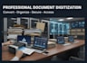 professionally digitize documents with ocr and formatting
