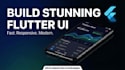 build clean, modern and responsive flutter frontend for your mobile app