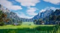 cgi rendering golf course, mini golf field, golf cart park design, golf bays