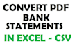 convert bank statement pdf to excel