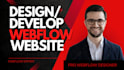 design modern webflow websites for business, webflow expert