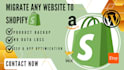 migrate wordpress, wix or ghl website to shopify, shopify website migration