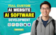 develop ai website, ai chatbot, ai web application, ai developer