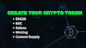 create you an erc20 token, bep20 token, matic token