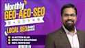 monthly website geo, aeo SEO optimize for google, ai rank