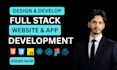 develop and debug websites, apps in react, flutter, wordpress as full stack dev