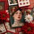 draw greeting, christmas, birthday card, postcard