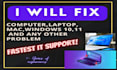 provided remote desktop support for windows mac network email and printer issues