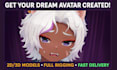 do rig live2d vtuber model, 2d vtuber model, live2d vtuber, anime vtuber avatar