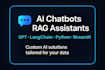 develop a gpt powered chatbot or rag based assistant for your data