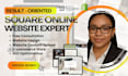 square website design square online store square website squarespace development
