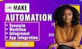 setup fix make com automation integromat scenario make com api zapier expert