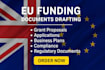 do eu funding documents drafting, grant writing, grant proposal