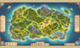 create board game map illustration fantasy battlemap, 2d map design city map art