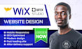 do wix website redesign or wix website design for your wix business website