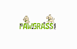 design fetch future paw grass logo
