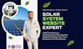 create a professional solar system website