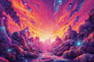 make trippy, psychedelic, surreal, illustrations designs