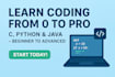 teach coding from beginner to advanced level