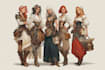 create fantasy dnd character or dnd character design