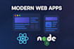 build modern and responsive websites using react and node