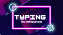 do professional transcription and typing